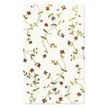 Handcrafted Hyde Park Floral Cream Wool/ Silk Rug (3'6 x 5'6)