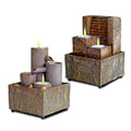 Two-pack of Cordless Tealight Tranquility Fountains