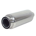 Netami 4-inch Double Tips Stainless Steel Muffler Exhaust