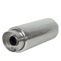 Netami 4-inch Drifting Slant Cut Stainless Steel Muffler
