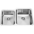 Vigo Combination Bowl Undermount Left-sided Kitchen Sink