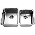 Combination Bowl Undermount Right-sided Kitchen Sink
