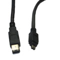 1394 FireWire 4-pin to 6-pin DV 6-ft. Cable