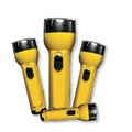 4-pack Universal Super Brite Bulb Flashlight Set