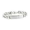 Sterling Silver Men's ID Bracelet (Set of 3)