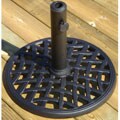 Nassau Black 18-in. Cast Iron Umbrella Stand