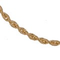 14k Yellow 20-inch Gold DC Rope Necklace