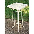 Iron Stone Square Folding Plant Stand