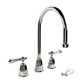 Polished Nickel Widespread Hi-Arc Kitchen Faucet