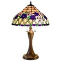 Tiffany-style Iris Table Lamp