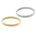 10k Gold 2 mm Half Round Wedding Band (size 4-8.5)