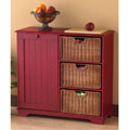 Trash Bin Storage with Cutting Board