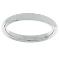 Platinum 3 mm Comfort Fit Wedding Band (Size 4 - 8.5)