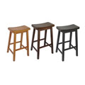 Saddle Seat 29-inch Barstools (Set of Two)