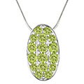 Sterling Silver Peridot Pendant