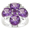Sterling Silver Amethyst Ring