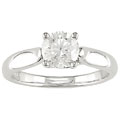 14k White Gold 1ct TDW Diamond Solitaire Ring (I-J, I1-I2)