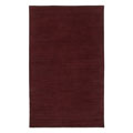 Hand-tufted Simplicity Red Wool Rug (5' x 8')