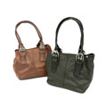 Journee Collection "Off Broadway" Leather Handbag