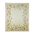 Micro-hooked Sentiment Ivory Wool Rug (7'9 x 9'9)