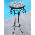 Mosaic and Iron Accent Table (Morocco)