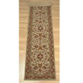 Indian Hand-tufted 'Imperial' Beige Wool Runner (2'6 x 10)