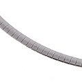 Sterling Silver 4-mm Omega Necklace