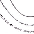 Sterling Silver 18-inch Necklaces (Set of 3)