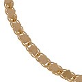 14k Yellow Gold Mirror Heart Anklet