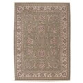 Machine-made Wendham Khaki Wool-blend Rug (9'6 x 13'4)