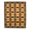Hand-knotted Wool Kite Rug (9' x 12')