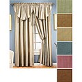Faux Silk Reflections Pole Top Curtain Panel Pair