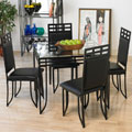 Black Square Tube Dinette Table
