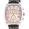 Lucien Piccard Black Strap Chronograph Watch