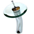 Glass Waterfall Vessel Faucet