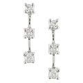 14k White Gold 1/4ct TDW Diamond Earrings (H-I-J, I1-I2)