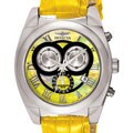 Invicta Men's Swiss Chronograph Leather Watch