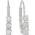 14k Gold 1/4ct TDW Round Diamond Earrings (H-J/ I1-I2)