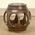 Hand-carved Tabla Side Table (Pakistan)