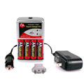 Premium 1-hour Rechargeable AA/AAA Battery Kit