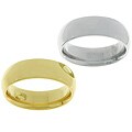 14k Gold 6 mm Comfort Fit Wedding Band (Size 9-12.5)