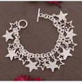 Sterling Silver Star Charm Bracelet (Mexico)