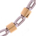 14k Two-tone Gold 22-inch 4 mm Bullet Necklace
