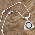 Handcrafted Sparkling White Opal Pendant (Set of 2)