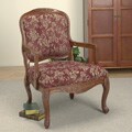 Burgundy Accent Chair