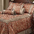 Waldorf Coral Luxury Comforter Set (King)