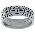 Sterling Silver Stackable Sunset Ring Set