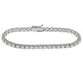 Sterling Silver CZ Tennis Bracelet