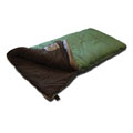 Deluxe Fleece-lined 20-degree Green Sleeping Bag