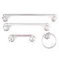 Moen Platinum/Chrome Bathroom Accessory Set